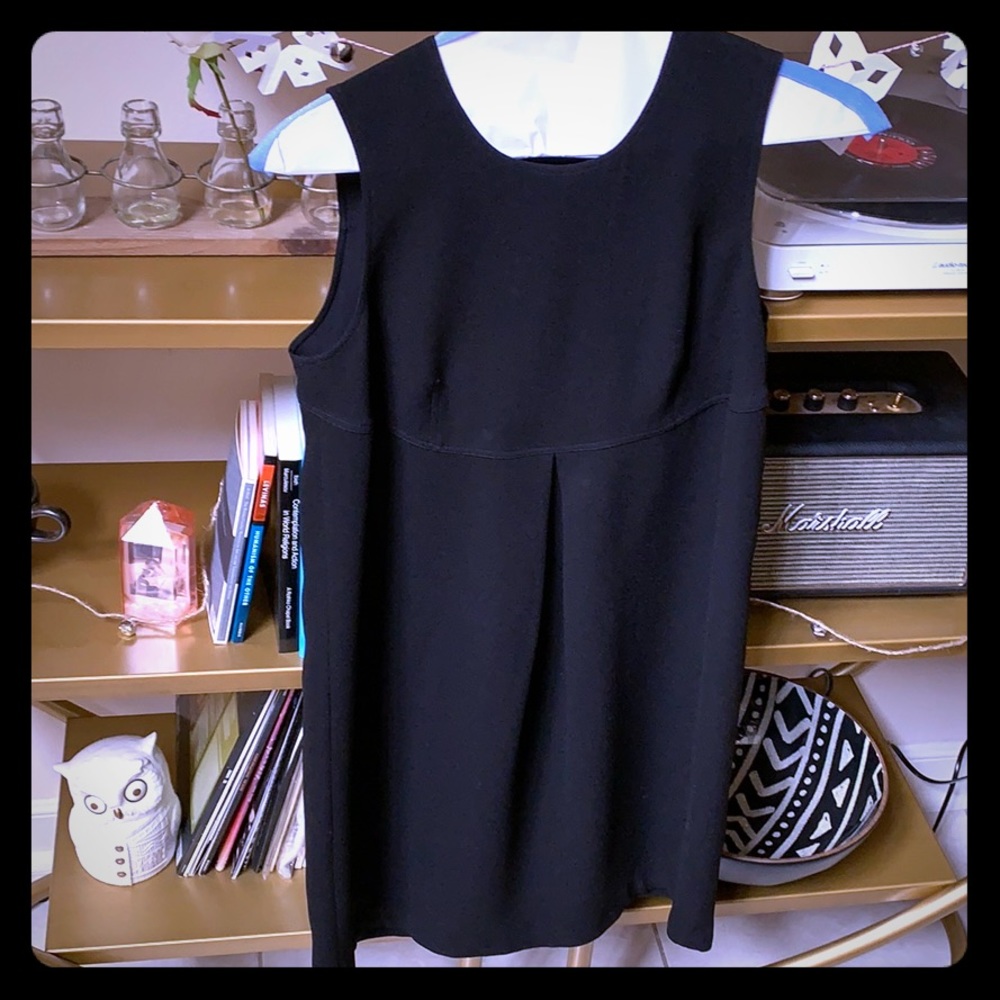 Black Burberry dress.